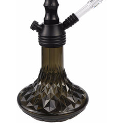 Portable Light Weight Acrylic Hookah - Black