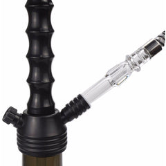 Portable Light Weight Acrylic Hookah - Black