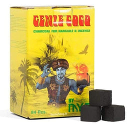 Genie Coco Natural Hookah Charcoal - 84 pieces - Cube