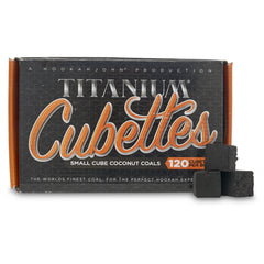 Titanium Cubettes Natural Hookah Coals - Cubettes - 120ct