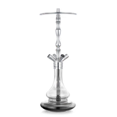 Aladin Hookah MVP 500 - Stainless Steel - Shiny Bottom Black