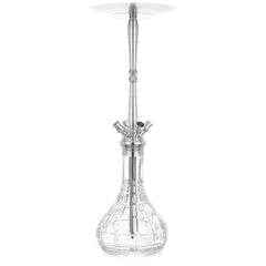 Aladin Hookah MVP 670 - Stainless Steel - Clear