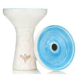 Bee Phunnel Bowl - Fully Glazed - Caribbean Dream