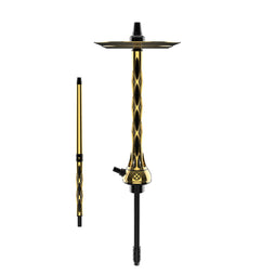 Blade Hookah - One M Titanium - Gold/Black