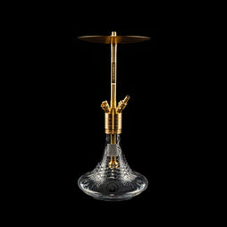 Steamulation Pro X III - Hookah - Crystal 24k Full Gold