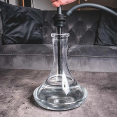 VYRO Hookah - Versa Black with plug-in base clear