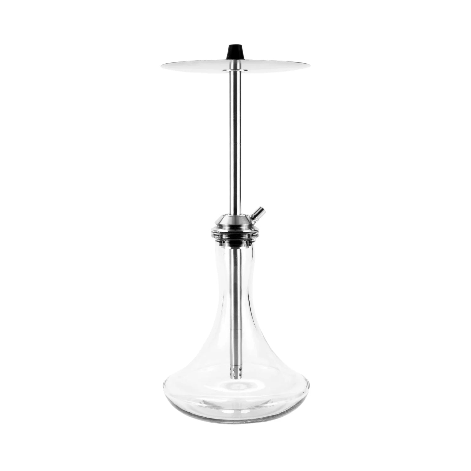 VYRO Hookah - Versa Steel with plug-in base clear