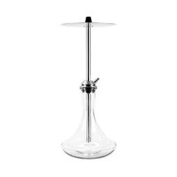 VYRO Hookah - Versa Steel with plug-in base clear