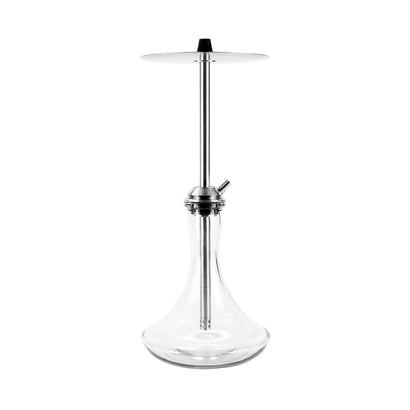 VYRO Hookah - Versa Steel with plug-in base clear